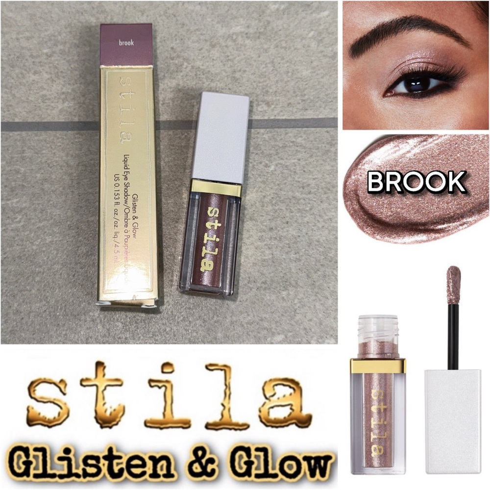 NIB - STILA - Glisten & Glow Liquid Eyeshadow - BROOK